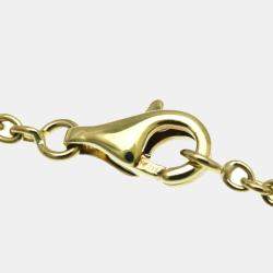 Pre Owned Van Cleef & Arpels 18K Yellow Gold Pure Alhambra Pendant Necklace