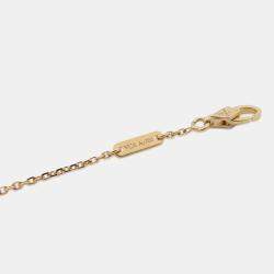 Van Cleef & Arpels 18K Yellow Gold and Diamond Frivole Mini Bracelet