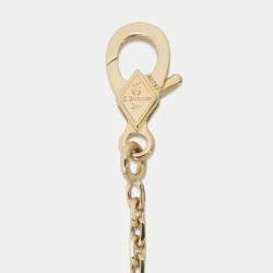 Pre Owned Van Cleef & Arpels 18K Yellow Gold and Diamond Two Butterfly Pendant Necklace