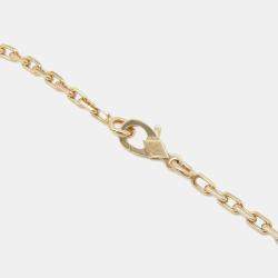 Van Cleef & Arpels 18K Yellow Gold Lucky Alhambra Chain Bracelet