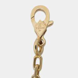 Van Cleef & Arpels 18K Yellow Gold Lucky Alhambra Chain Bracelet