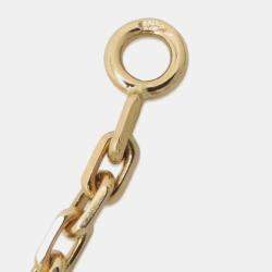Van Cleef & Arpels 18K Yellow Gold Lucky Alhambra Chain Bracelet
