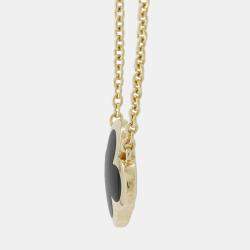 Van Cleef & Arpels 18K Yellow Gold Pure Alhambra Pendant Necklace