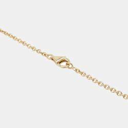 Van Cleef & Arpels 18K Yellow Gold Pure Alhambra Pendant Necklace