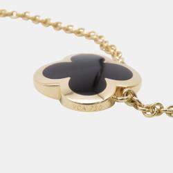 Van Cleef & Arpels 18K Yellow Gold Pure Alhambra Pendant Necklace