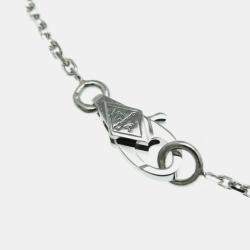 Van Cleef & Arpels 18K White Gold Mini Frivole Pendant