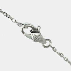 Van Cleef & Arpels 18K White Gold Mini Frivole Pendant