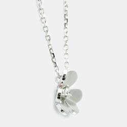 Van Cleef & Arpels 18K White Gold Mini Frivole Pendant