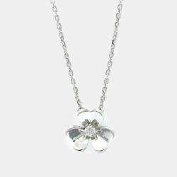 Van Cleef & Arpels 18K White Gold Mini Frivole Pendant