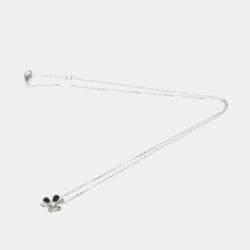 Van Cleef & Arpels 18K White Gold Mini Frivole Pendant