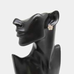 مملوكة مسبقًا Van Cleef & Arpels 18K Rose Gold Lucky Spring Blossom Stud Earrings