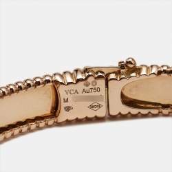 Van Cleef & Arpels Perlee Signature 18K Rose Gold Bracelet M