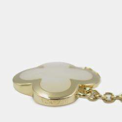 Van Cleef & Arpels 18K Yellow Gold and Mother of Pearl Pure Alhambra Pendant Necklace