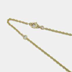 Van Cleef & Arpels 18K Yellow Gold and Mother of Pearl Pure Alhambra Pendant Necklace