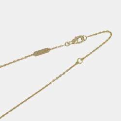 Van Cleef & Arpels 18K Yellow Gold and Onyx Vintage Alhambra Pendant Necklace