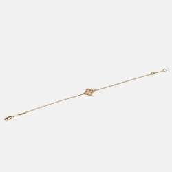 Pre Owned سوار فان كليف آند أربلز سويت ألهامبرا صدف وذهب أصفر عيار 18