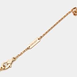 Van Cleef & Arpels Vintage Alhambra Grey Mother of Pearl 18k Rose Gold Necklace