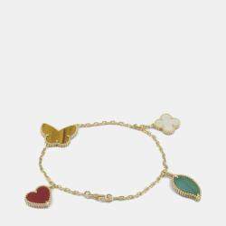 Van Cleef & Arpels Lucky Alhambra Yellow Gold Bracelet 