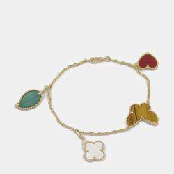 Van Cleef & Arpels Lucky Alhambra Yellow Gold Bracelet 