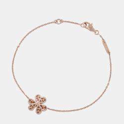 Pre Owned Van Cleef & Arpels Frivole Mini 18K Rose Gold Bracelet