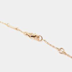 Pre Owned Van Cleef & Arpels Frivole Mini 18K Rose Gold Bracelet