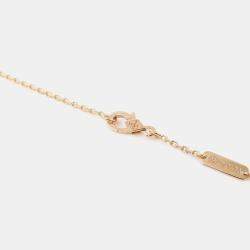 Pre Owned Van Cleef & Arpels Lucky Spring 18K Rose Gold Necklace