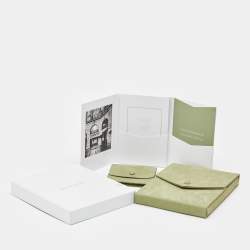 Pre Owned  قلادة فان كليف أند أربلز فينتدج ألامبرا 10 حليات عقيق أبيض 18 ذهب أبيض عيار 18 