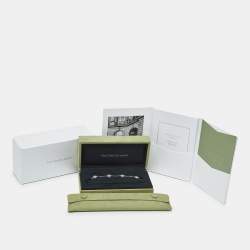 مملوكة مسبقًا سوار فان كليف أند أربلز ستيشن سويت ألامبرا 6 حليات ذهب أبيض عيار 18 وألماس