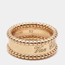 مملوكة مسبقًا خاتم فان كليف أند أربلز بيرلي ذهب وردي عيار 18 مقاس 52