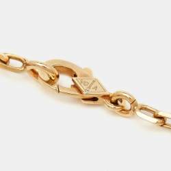 Pre Owned سوار فان كليف آند أربلز فينتاج ألهمبرا مالاكيت ذهب أصفر عيار 18 بخمس وحدات زخرفية