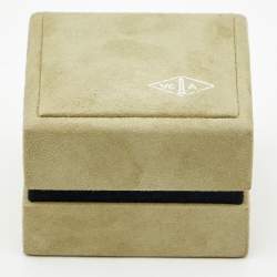 Pre Owned Van Cleef & Arpels Vintage Alhambra Onyx 18k Yellow Gold Pendant Necklace