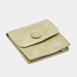 Pre Owned Van Cleef & Arpels Perlée 18k White Gold Medium Model Ring Size 55