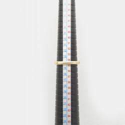 Pre Owned Van Cleef & Arpels Vintage Alhambra 18K Yellow Gold, Diamond, Mother of Pearl Ring EU 55