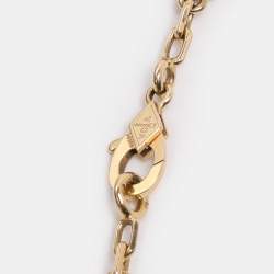 Pre Owned Van Cleef & Arpels Vintage Alhambra Agate 18k Yellow Gold 5 Motif Station Bracelet