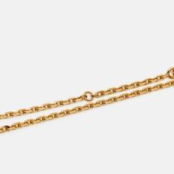 Pre Owned قلادة فان كليف آند أربلز ماجيك آلامبرا عقيق أحمر وعين النمر وذهب أصفر عيار 18