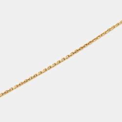 مملوكة مسبقًا Van Cleef & Arpels Vintage Alhambra Onyx 18k Yellow Gold Necklace