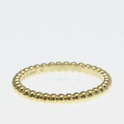 Pre Owned Van Cleef & Arpels Perlee Mini 18K Yellow Gold Ring EU 52