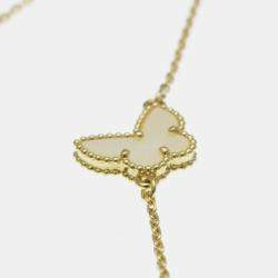 Pre Owned Van Cleef & Arpels Butterfly Sweet Alhambra 18K Yellow Gold, Mother of Pearl Bracelet