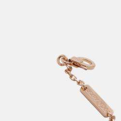 Pre Owned Van Cleef & Arpels Vintage Alhambra 18K Rose Gold and Grey Mother of Pearl  Pendant Necklace 