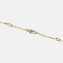 Pre Owned Van Cleef & Arpels Sweet Alhambra Butterfly 18K Yellow Gold, Mother of Pearl Necklace