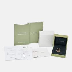 Pre Owned Van Cleef & Arpels Magic Alhambra Grey Mother of Pearl 18k Rose Gold Necklace