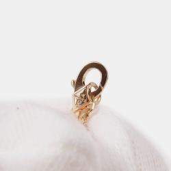 Pre Owned قلادة فان كليف أند أربلز بيرليه ذهب وردي عيار 18 ألماس قلادة قلادة