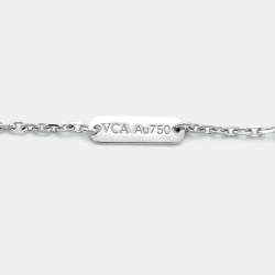 Pre Owned Van Cleef & Arpels Vintage Alhambra Diamond 18k Two Tone Holiday Pendant 2024 Pendant Necklace