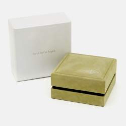 Pre Owned Van Cleef & Arpels Perlée Couleurs Lapis Lazuli Cabochon 18k Yellow Gold Pendant Necklace