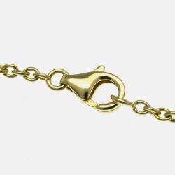 Pre Owned Van Cleef & Arpels Pure Alhambra 18K Yellow Gold and Mother of Pearl Pendant Necklace