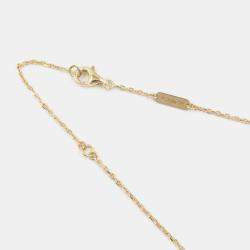 مملوكة مسبقًا Van Cleef & Arpels Vintage Alhambra Onyx 18K Yellow Gold Necklace
