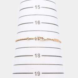 مملوكة مسبقًا سوار فان كليف & آربلز لاكي سبرينج جناح مفتوح ذهب وردي عيار 18 وكارنيليان