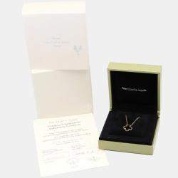 مملوكة مسبقًا قلادة فان كليف آند أربلز ألهامبرا فينتاج عقيق أونيكس ذهب أصفر عيار 18