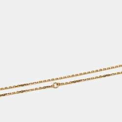 مملوكة مسبقًا قلادة فان كليف آند اربلز ألهامبرا فينتاج عقيق أونيكس ذهب أصفر عيار 18