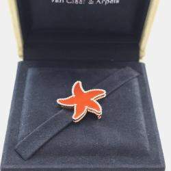 Pre Owned Van Cleef & Arpels Lucky Summer Starfish Brooch Clip